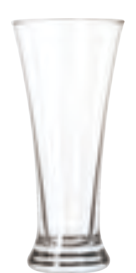 Libbey Flare Pilsners — made by Libbey