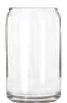 Libbey Can Glass — made by Libbey
