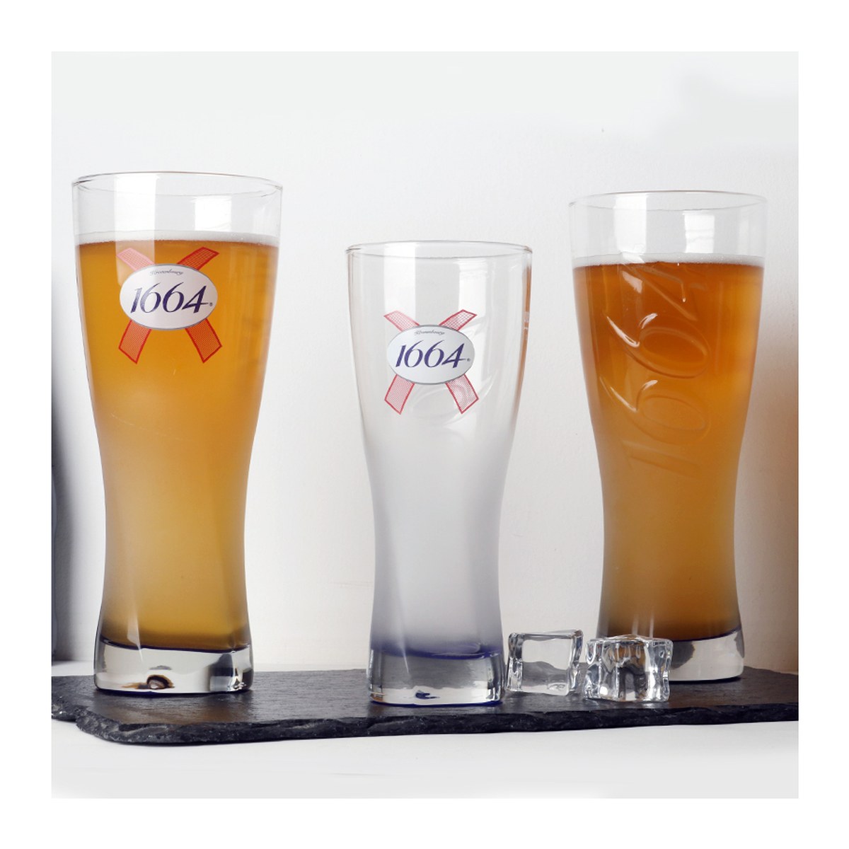 1664 branded glassware — Serving trio