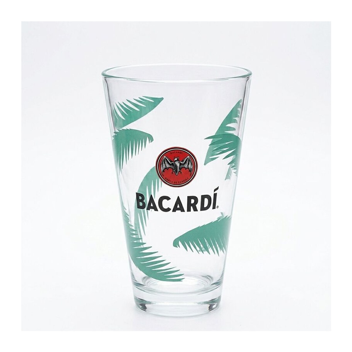 Bacardí branded glassware