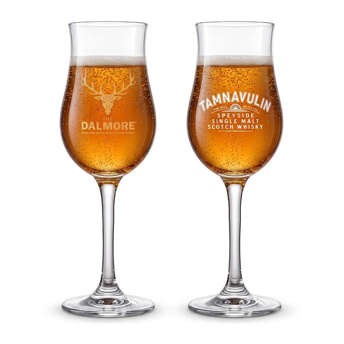 Dalmore branded glassware