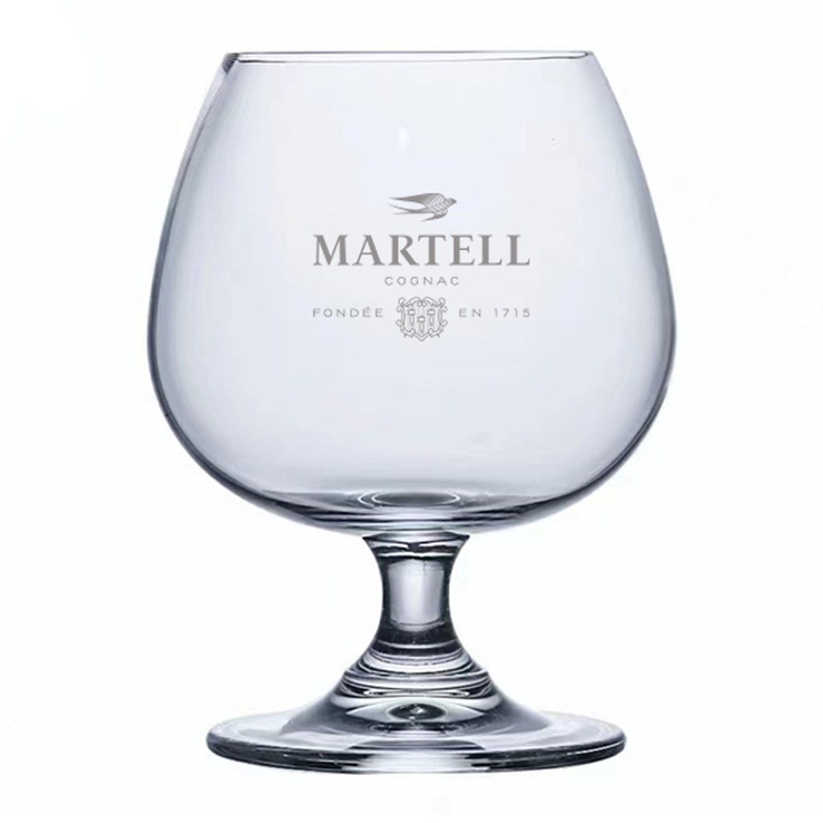 Martell branded glassware — Cognac snifter