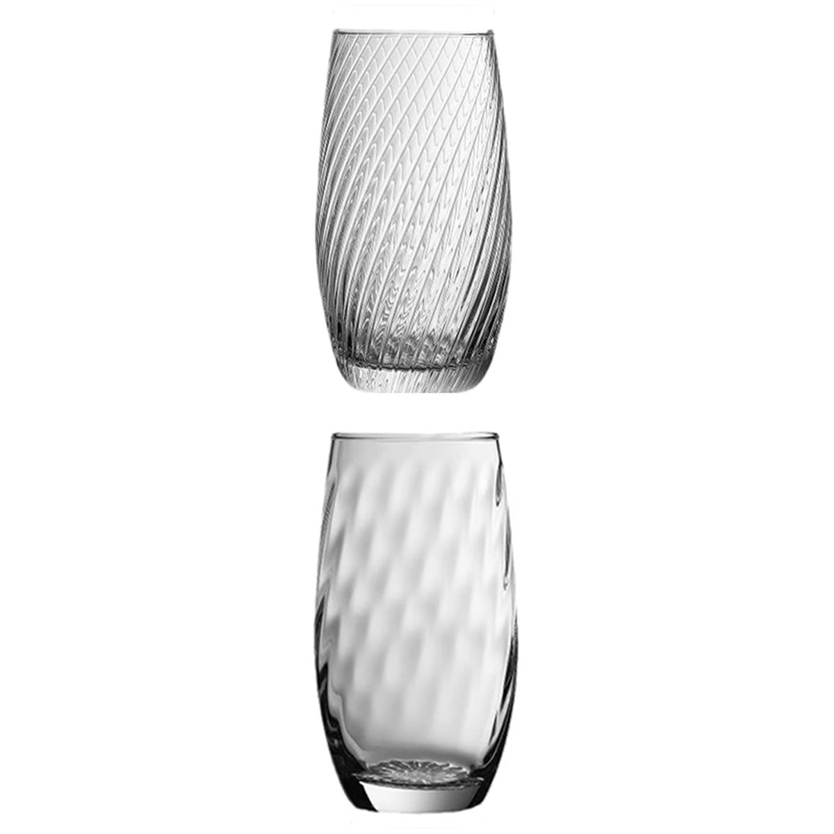 Glassware shape — Optic-cut tumbler