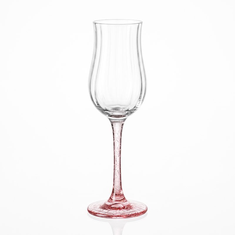 Colour-Stem Wine Glass — Blue & Pink — view 5