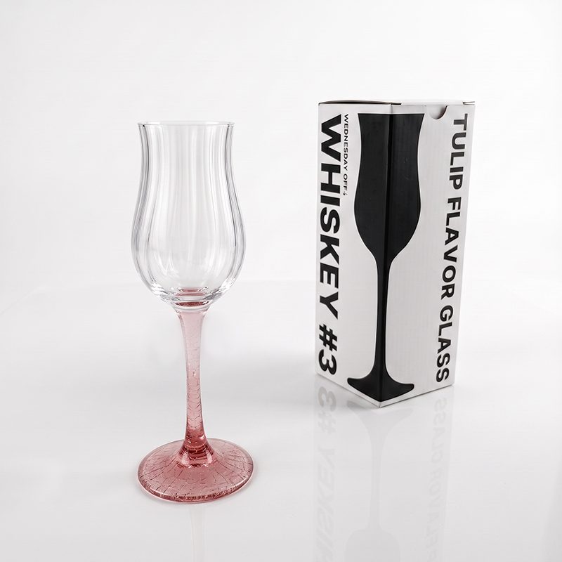 Colour-Stem Wine Glass — Blue & Pink — view 8