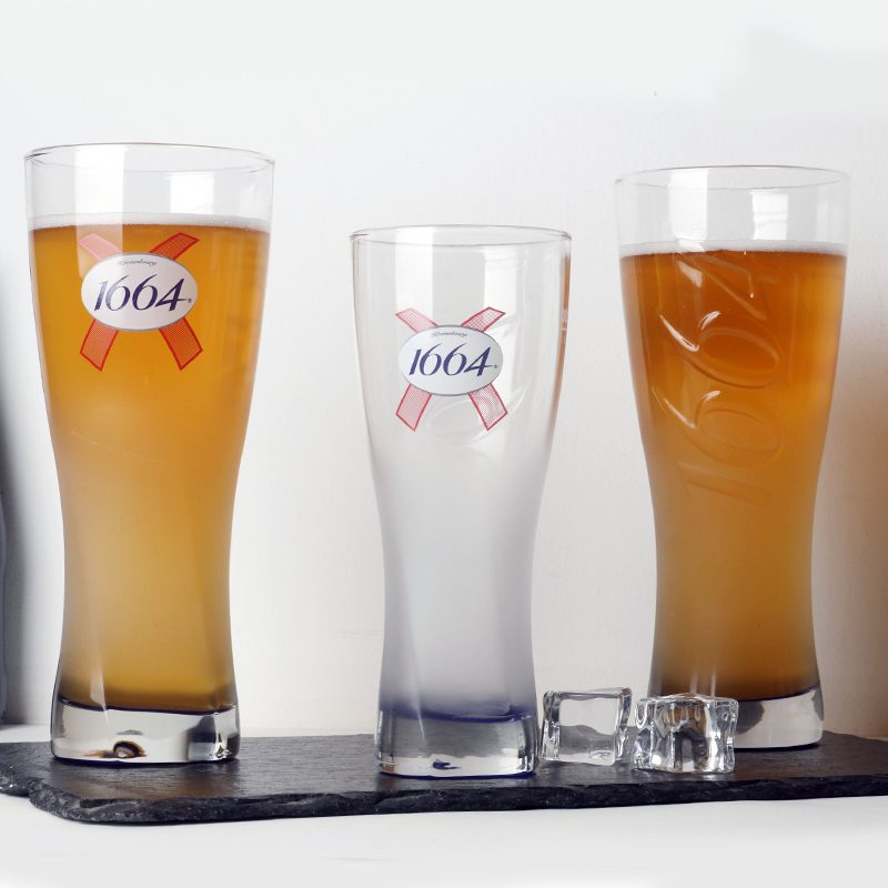Stemmed Lager Glass — 250 / 550 ml — made by Shenjia