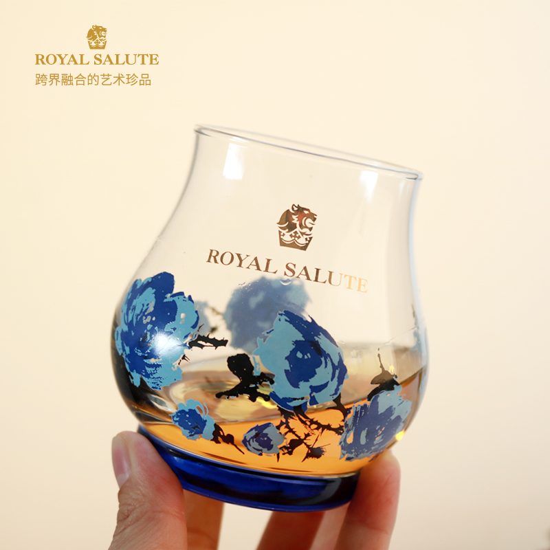 Blue Rose Goblet — view 4