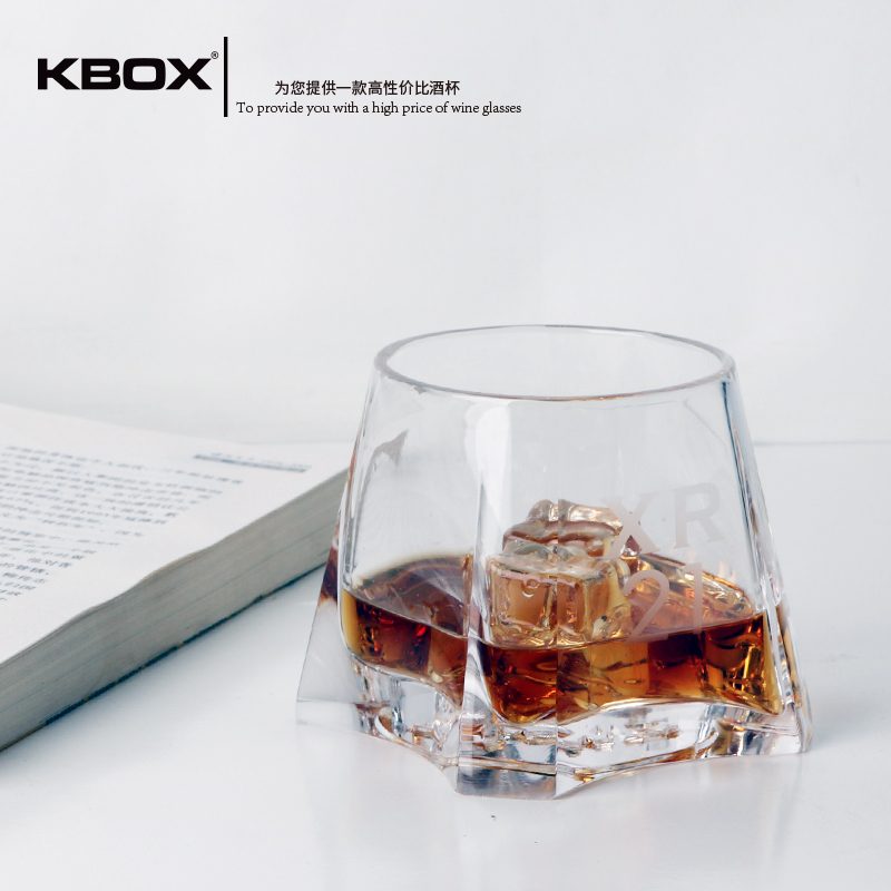 Angled Whisky Glass — view 2