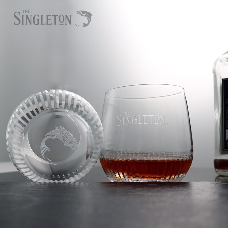 Etched Whisky Tumbler — view 2