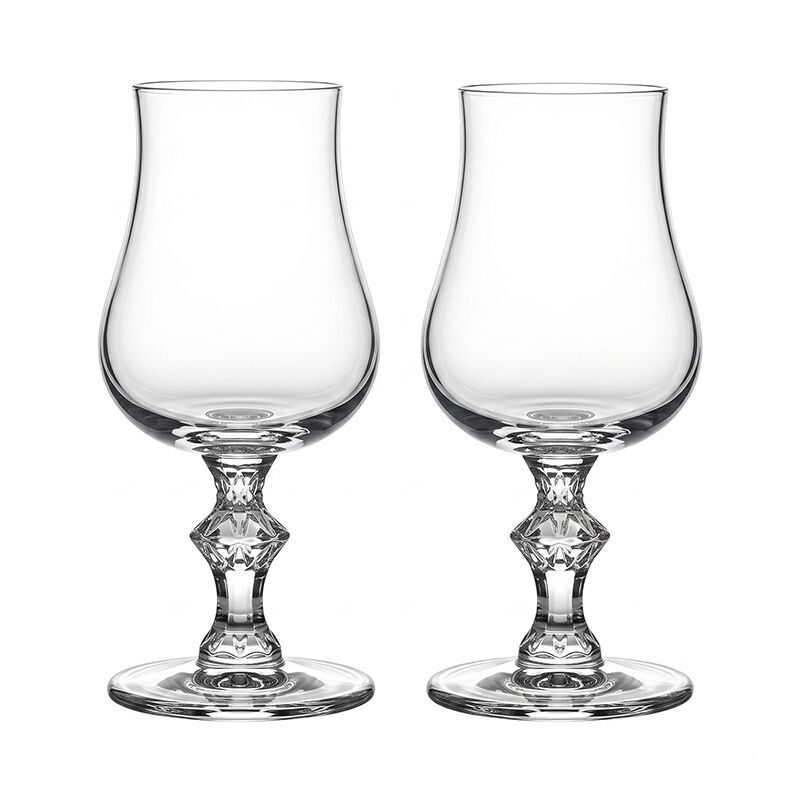 Diamond-Cut Tulip Goblet — view 6
